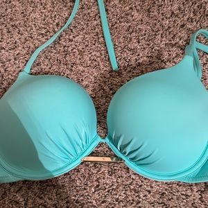 Victoria’s Secret Bombshell Sexy Blue Bikini Top Size 34D New Without Tags
